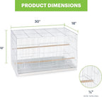 Prevue Pet Products Flight Cage Metal Steel Bird Crate, Home Crate - Image 5