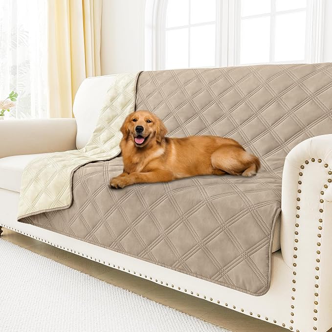 Smiry Waterproof Dog Bed Cover Blanket 52x82, Soft Reversible Pet Blanket by Smiry