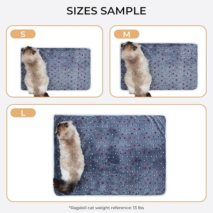 Luciphia 1 Pack 3 Blankets Super Soft Cute Dot Pattern Pet Blanket Flannel Throw - Image 3