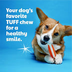 Hartz Chew 'n Clean Tuff Bone Tough Dog Chew Toy, Large 3 Pack - Image 5