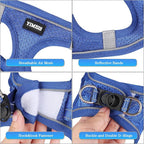 YIMEIS Dog Harness and Leash Set, No Pull Soft Mesh Pet Harness, Reflective - Image 2