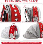 Cat Backpack Carrier, Back Expandable Pet Backpack - Image 6