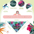 Chunful 50 Pcs Dog Bandanas Bulk Summer Flora Dog Bandanas Pet Triangle Scarf - Image 4