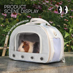 Gray Rabbit Travel Bag with Panoramic Skylight & Bottom Mesh | Odor Control - Image 3