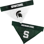 Pets First Collegiate Pet Accessories, Reversible Bandana, Michigan State - Image 6