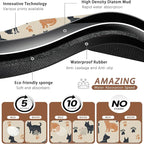 Cute Cat Paw Prints Dog Food Mat - Image 3