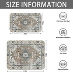 2 Pack Dog Food Mats for Floors, Absorbent and Quick-Drying Pet Cat Food Mat - Image 6