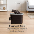 IRIS USA Top Entry Cat Litter Box, Large Enclosed - Image 3