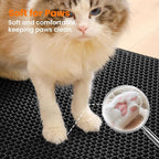 Cat Litter Mat, 24x18 Inches Large Double Layer Honeycomb Cat Litter Trapping - Image 7