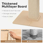 FUKUMARU Cat Scratching Post, Modern Style Tall Scratch Posts - Image 3