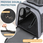19 x 12 x 12 Large Cat Car Carrier – Roomy Escape-Proof Cat Car Seat - Image 4