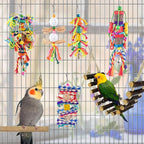 KATUMO Bird Toys, Parakeet Swing Parrot Ladder Cockatiel Perch Conure Hanging - Image 7