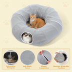 PEQULTI Cat Donut Tunnel with Bed - Image 7