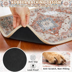 PUPTECK Dog Food Mat, Absorbent Pet Feeding Bowl Mat, Non-Slip Dog Mat - Image 4