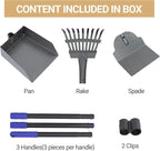 Heeyoo Dog Pooper Scooper, Dog Poop Tray and Rake Set, Pet Waste Removal Scoop - Image 5