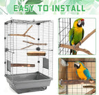 BILLIOTEAM 4-Pack Natural Wood Bird Perch Stand - Image 6