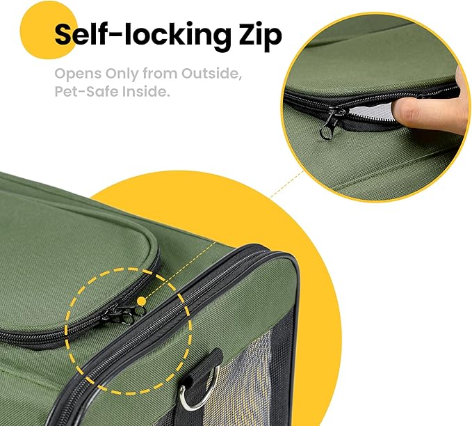 Dog Carrier Soft Sided, Large Cat Carrier - Image 3