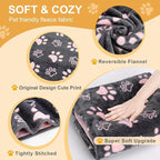 Upgraded Dog Blankets for Large Dogs, Cat Flannel Blankets Washable, - Image 3