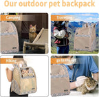 Cat Backpack Carrier for Small Dogs and Medium cat Puppy Kitten Bunny Pet - Image 4