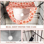 JSPYFITS Cat Cage Hammock with Ball, Double Layer Hanging Adjustable Soft Pet - Image 9