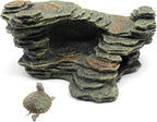 Turtle Basking Platform Shale Scape Step Ledge, Reptile Ladder Resting Terrace by relaqcc