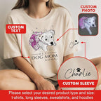 Custom Dog Mom Shirt Gifts for Women, Mother's Day Hoodie, Custom Shirt - Image 2