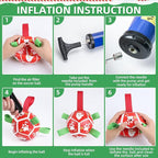 QDAN Small Christmas Dog Toys, Soccer Ball - Image 9