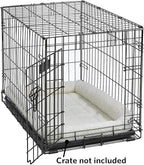 MidWest Homes for Pets QuietTime Dog Bed – White Fleece Bolster, Ultra-Soft and - Image 3
