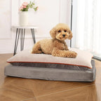 Amazon Basics Dog Bed with Cooling Gel Memory Foam, Pressure-Relief Support - Image 6