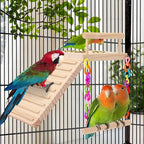 Kyouki Bird Perch Bird Cage Accessories Platform Swing - Image 7