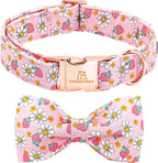 Lionheart glory Dog Collar Bow Collar Pink Dog Collar by LionheartGlory