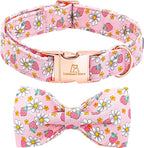 Lionheart glory Dog Collar Bow Collar Pink Dog Collar by LionheartGlory
