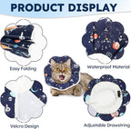 Cat Cone Collar Soft, Waterproof Cat Recovery Collar After Surgery, Adjustable - Image 2
