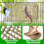 Large Bird Seagrass Mat 24 × 14 ''Natural Seagrass Woven Bird Net Hammock - Image 2