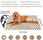 MIXJOY Pet Heating Pad, 11 Adjustable Temperature Dog Heated Pad Indoor - Image 3