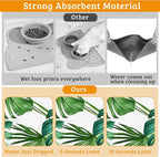Dog Bowl Mat, Leaves Pet Feeding Mat - Image 3