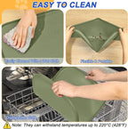 Silicone Pet Feeding Mat with Raised Edge - Image 6