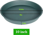 6 Pack of 10 inch Plant Saucer Bird Bath Bowl, Heavy Duty Plastic Plant Saucer - Image 2
