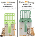 Neater Pet Brands Neater Scooper Standard Cat Litter Scoop, 195 Refill Bags – - Image 5
