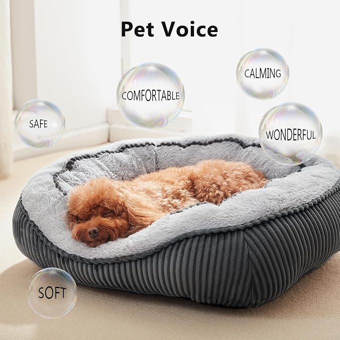 SIWA MARY Medium Dog Beds for Medium Small Dogs Washable, Rectangle Dog Bed - Image 3