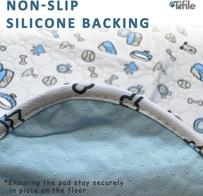 Washable Pee Pads for Dogs, 2 Pack Reusable Puppy Pads, Absorbent Whelping Pads - Image 3