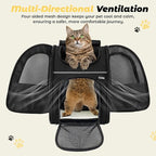 Zavothy Cat Backpack Carrier, Expandable Airline Approved Pet Backpack - Image 5