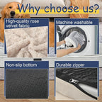 Orthopedic Dog Bed for Large Medium Sized, Washable Memory Foam Large Dog Bed - Image 4