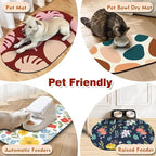 Cat Food Mat 24''x16'', Absorbent Cat Mats - Image 6