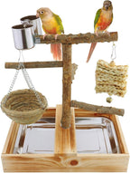 Mogoko Natural Bird Perches Playground, Cage Accessories, Toys Playground by Mogoko