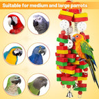 MEWTOGO Large Bird Parrot Toys for Cockatoos African Grey Macaws and Amazon - Image 5