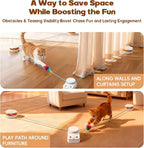 Interactive Cat Toy for Indoor Cats – Automatic Moving & Enrichment Toy for - Image 4
