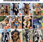 Pawaboo Adjustable Dog Carrier Backpack, Pet Front Cat Carrier Bag - Image 3
