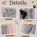 Toddler Baby Girls Clothes Long-sleeve Tie Dye Hoodie Sweatshirt Pants Hooded - Image 5