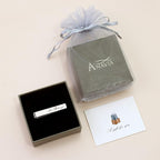 Anavia Pet Portrait & Handwriting Cufflinks Tie Clip Gift Box Set, Personalized - Image 7
